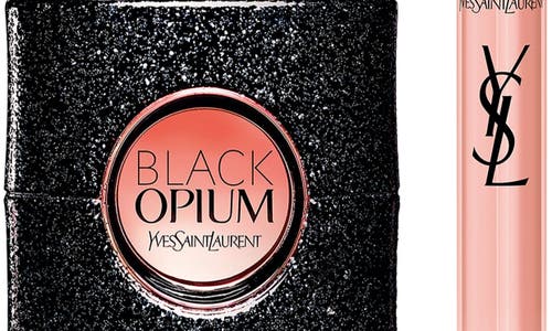 Shop Saint Laurent Yves  2-piece Black Opium Eau De Parfum Gift Set (limited Edition) $130 Value In No Color