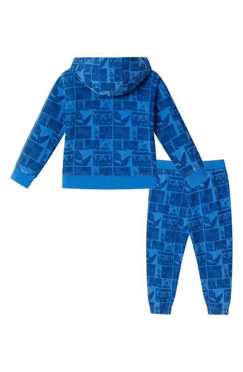 Shop Andy & Evan Kids' Spongebob® Hoodie & Sweatpants Set In Blue