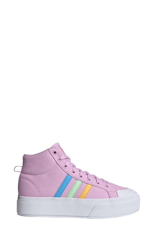 Adidas Originals Adidas Bravada 2.0 Platform Sneaker In Bliss Lilac/spark/green