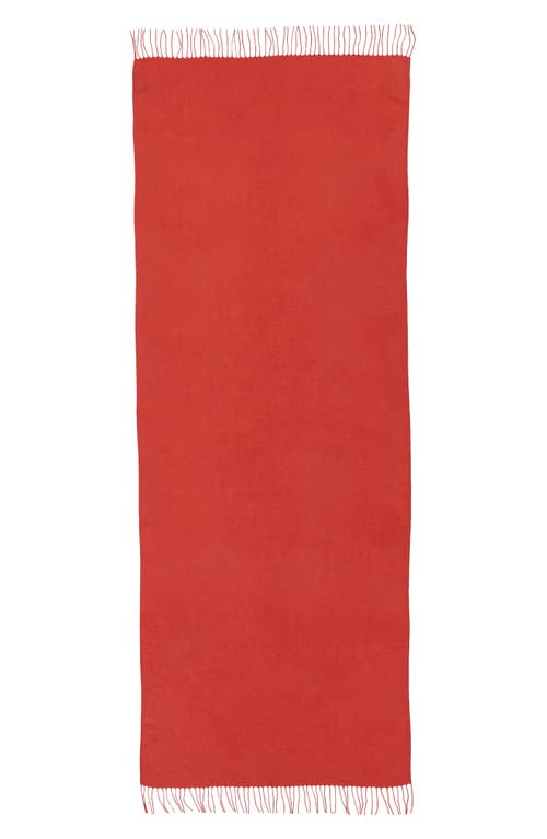 Shop Nordstrom Tissue Weight Wool & Cashmere Scarf In Rust Spice