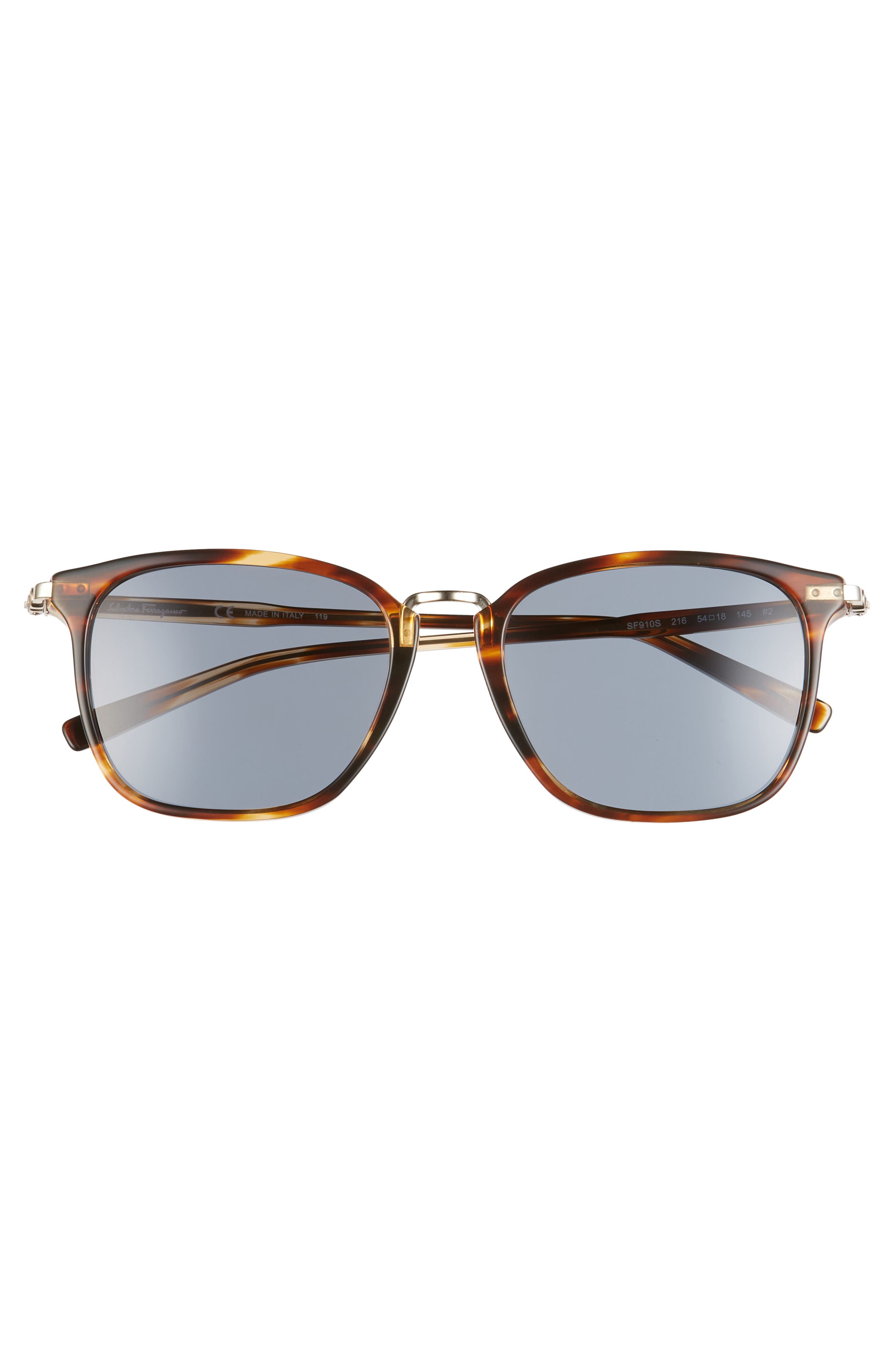 salvatore ferragamo double bridge square sunglasses