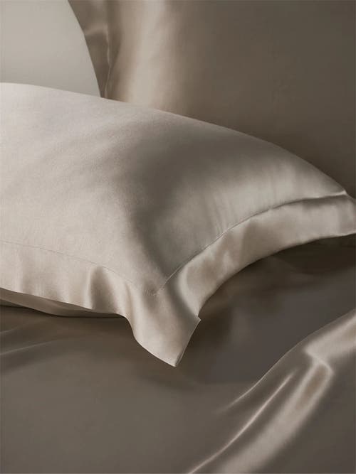 Shop Lilysilk Pure Mulberry Silk Oxford Envelope Luxury Pillowcase In Grey