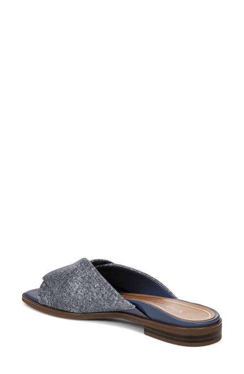 Vionic Miramar Slide Sandal In Denim Blue