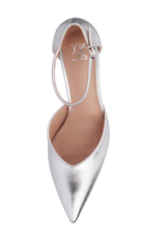 New York And Company Xaria Pump In Silver Metallic