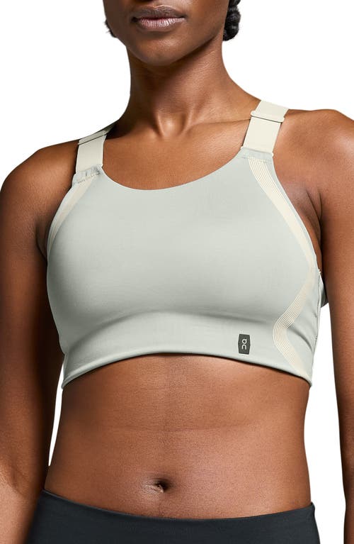 On Performance Flex Sports Bra In Cobble/glacier