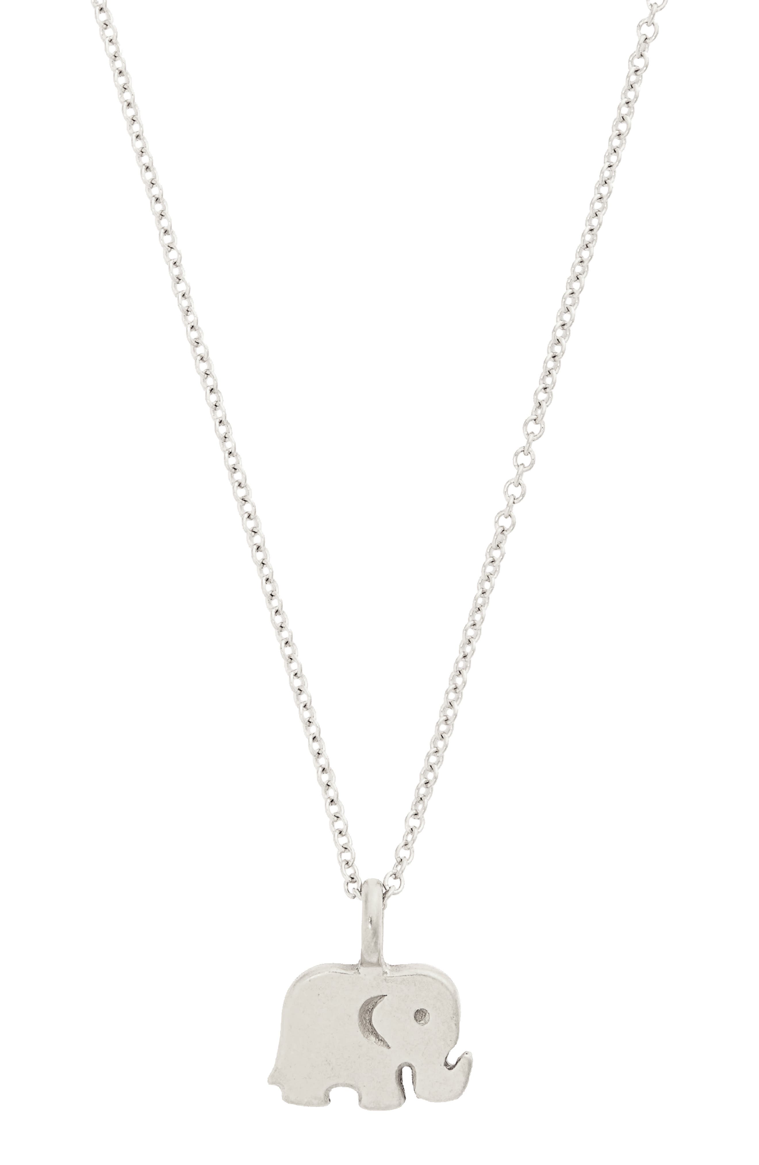 Dogeared 'Reminder Good Luck' Elephant Necklace Nordstrom