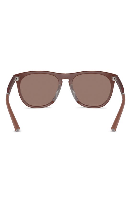 Shop Oliver Peoples X Roger Federer R-1 55mm Irregular Sunglasses In Matte Red