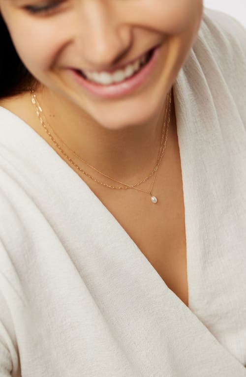 Shop Ana Luisa Floating Diamond Necklace In Gold