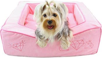 DOGS OF GLAMOUR Pink Dream of Diamonds Dog Bed Nordstromrack