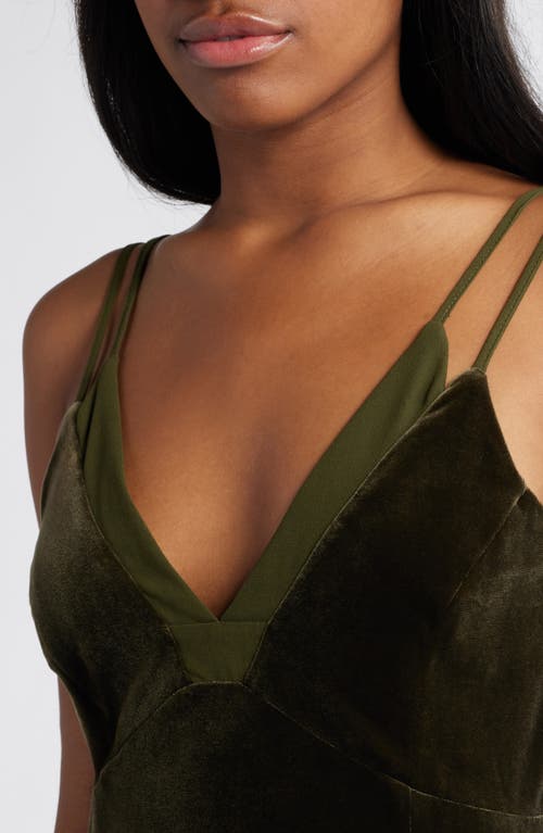 Shop Lulus Immensely Glam Open Back Mermaid Gown In Olive