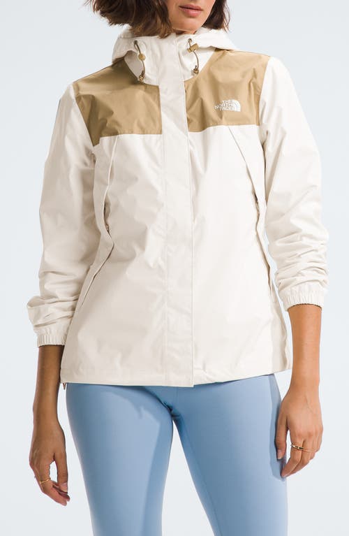 Shop The North Face Antora Jacket In White Dune/khaki Stone