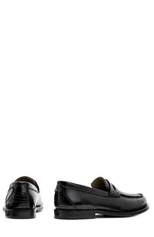 Shop Allsaints Harmon Penny Loafer In Black