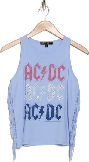 Vinyl Icons ACDC Side Fringe Tank Top | Nordstromrack
