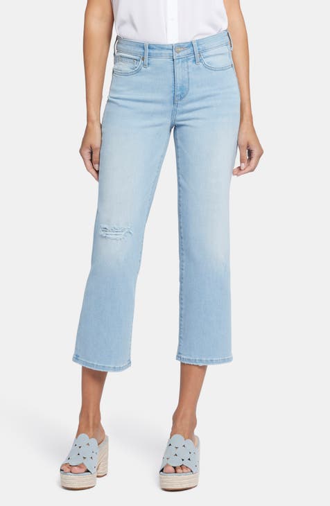 Marilyn Straight Crop Jeans In Plus Size In Cool Embrace® Denim