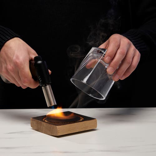 Viski Alchemi Barrel Board Smoking Set In Wood