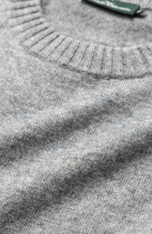 Shop Rodd & Gunn Christchurch Wool & Cashmere Crewneck Sweater In Fog