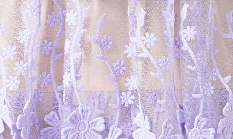 Endless Rose Women's Floral Layered Midi Dress In Lilac