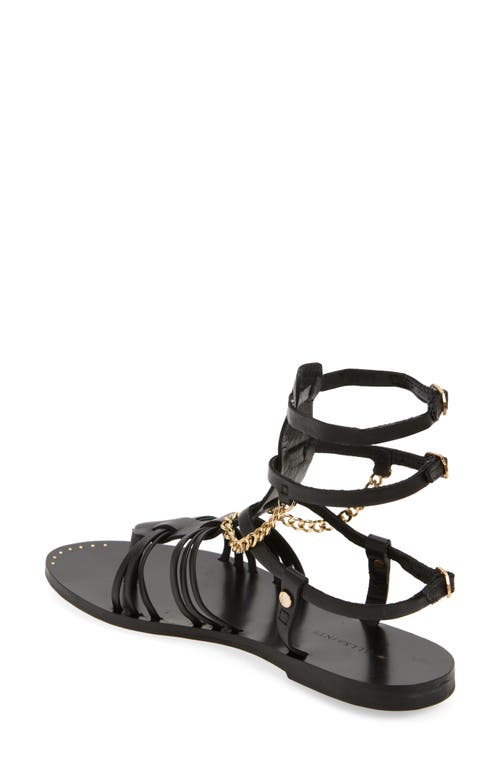 Allsaints Gelda Gladiator Sandal In Black