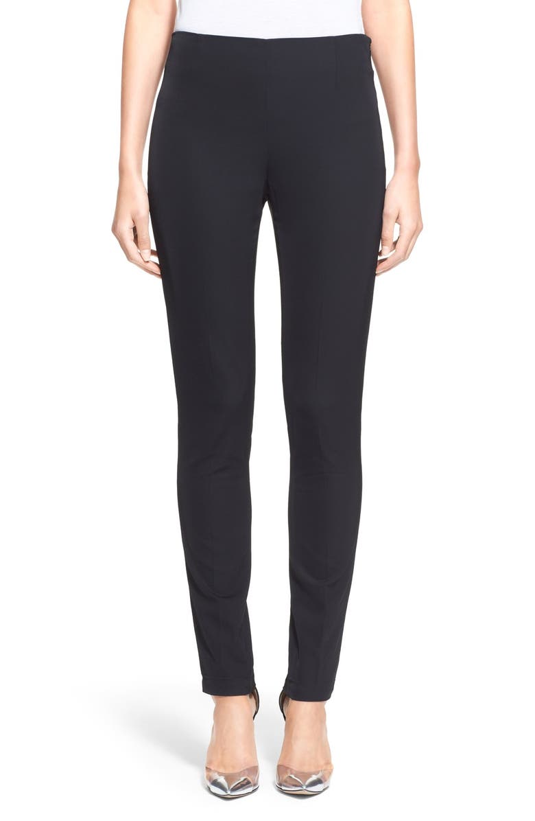 Lela Rose 'Catherine' Stretch Sateen Ankle Pants | Nordstrom