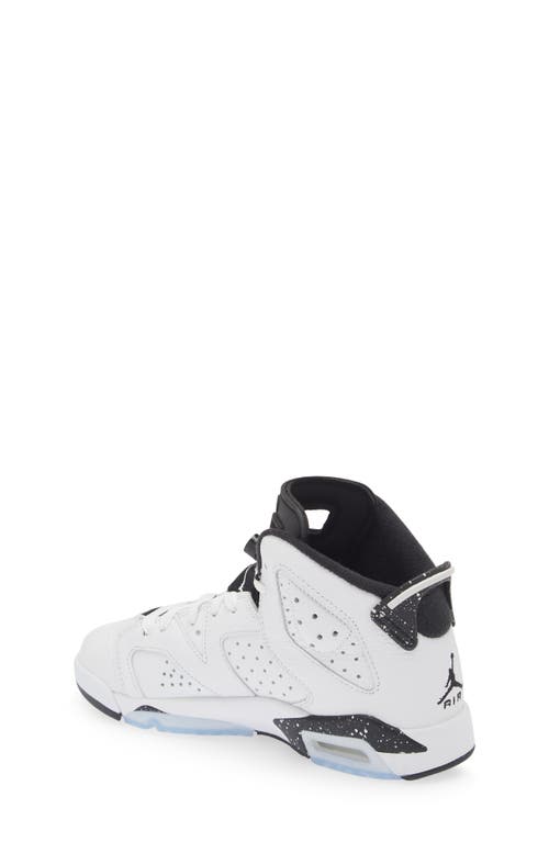 Jordan Air 6 Retro High Top Sneaker In White/black