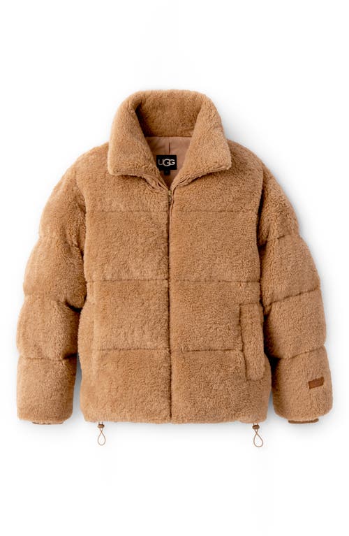 Shop Ugg(r) Emmalyn Uggfluff Puffer Jacket In Camel