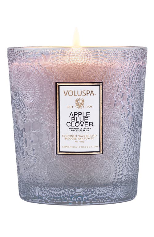 Voluspa Apple Blue Clover Classic Glass Candle at Nordstrom