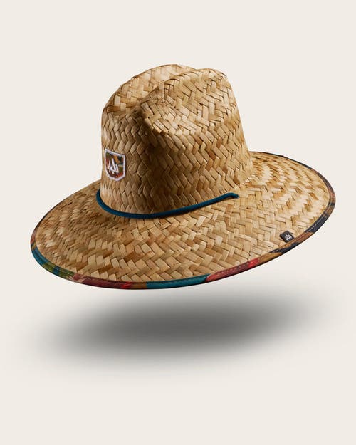 Shop Hemlock Mariner Straw Lifeguard Hat In Saltwater Fish