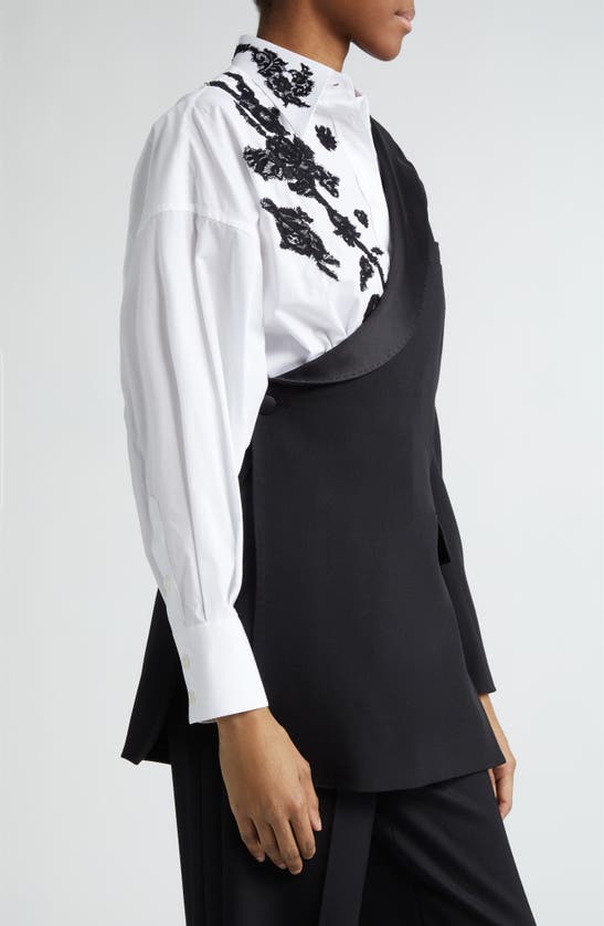 Dolce & Gabbana One-shoulder Wool Gabardine Jacket In N0000 Nero