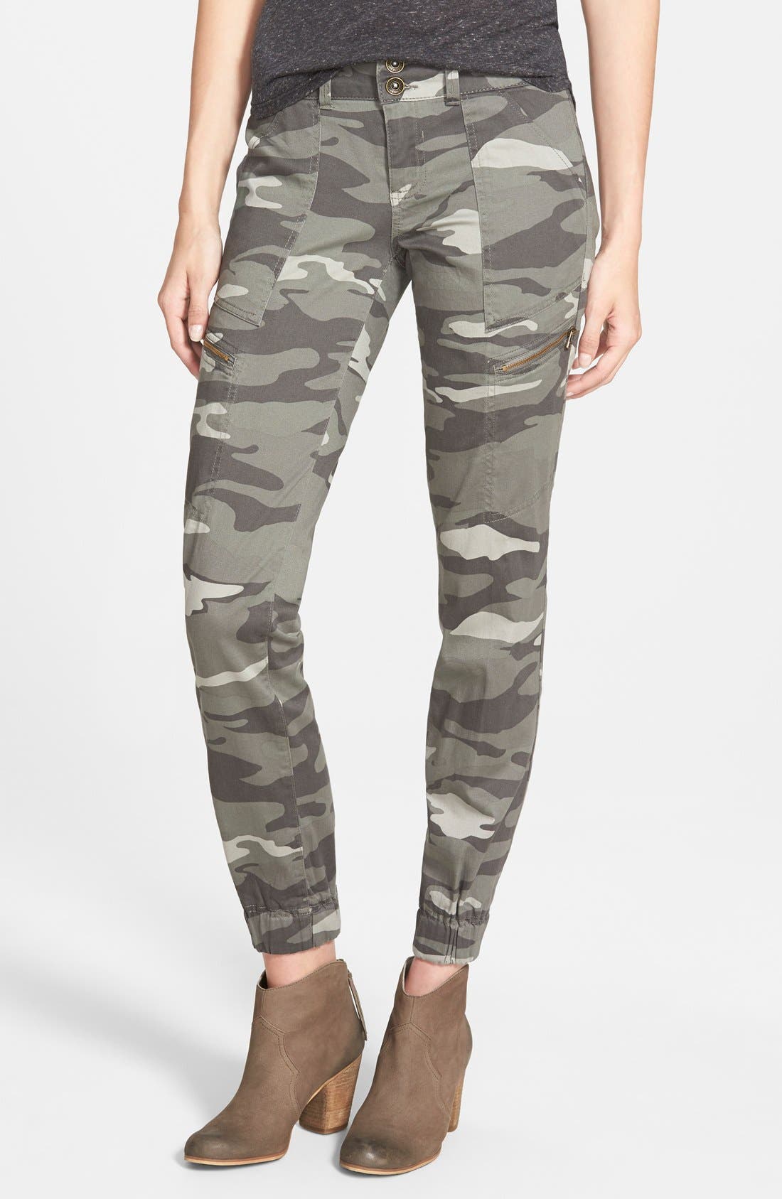 Jolt Camo Utility Pants (Juniors) Nordstrom