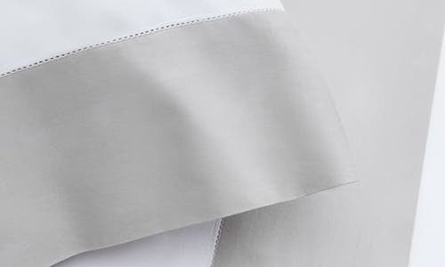 Shop Boll & Branch Organic Cotton Sheet Set In White/pewter