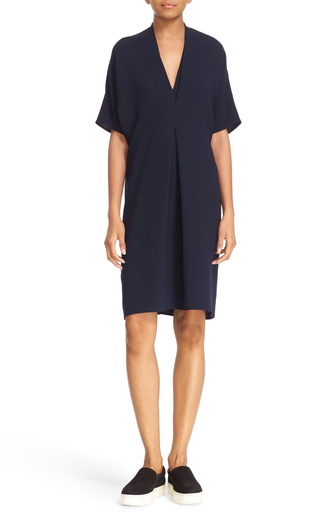Vince Double VNeck Elbow Sleeve Dress Nordstrom