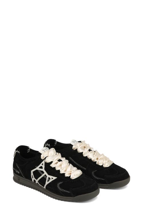 Shop Naked Wolfe Exposure Sneaker In Black Suede