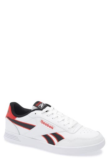 Reebok Court Advance Sneaker In White/black/vectorred