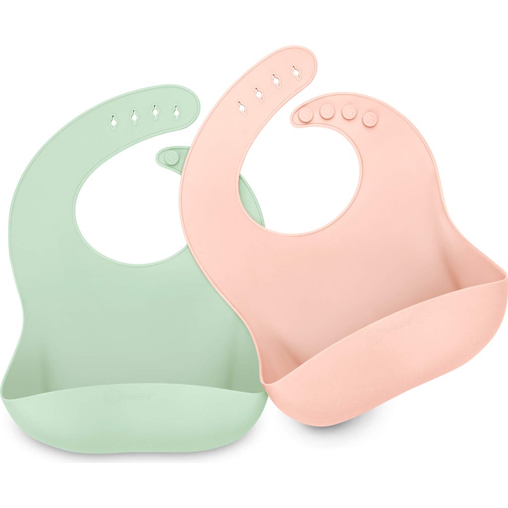 Keababies Prep Silicone Bibs In Mellow