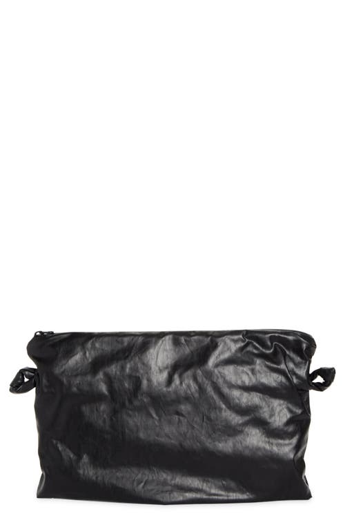 KASSL Oil Pouch Clutch in Black at Nordstrom