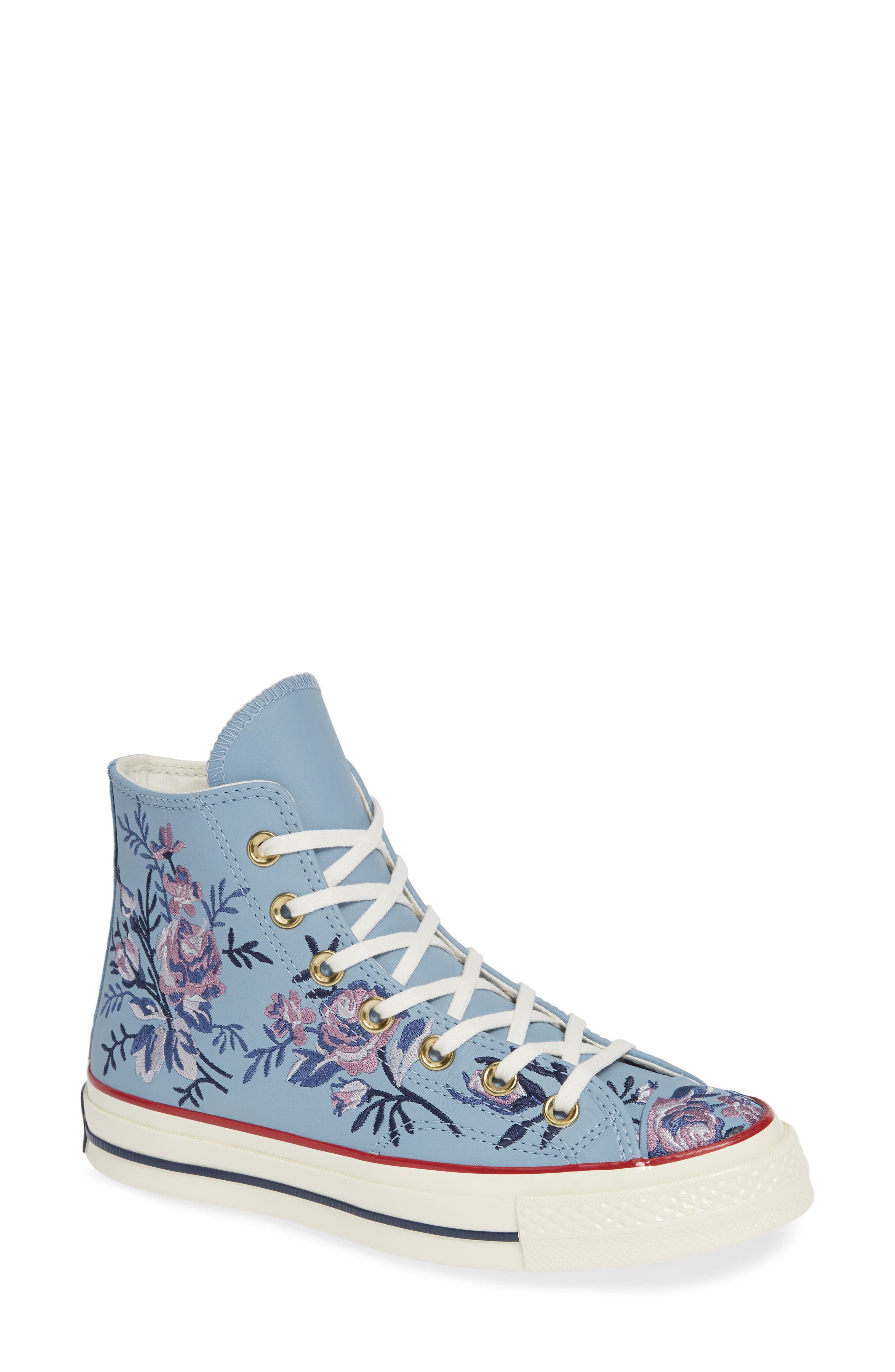 converse chuck 70 parkway floral high top gold