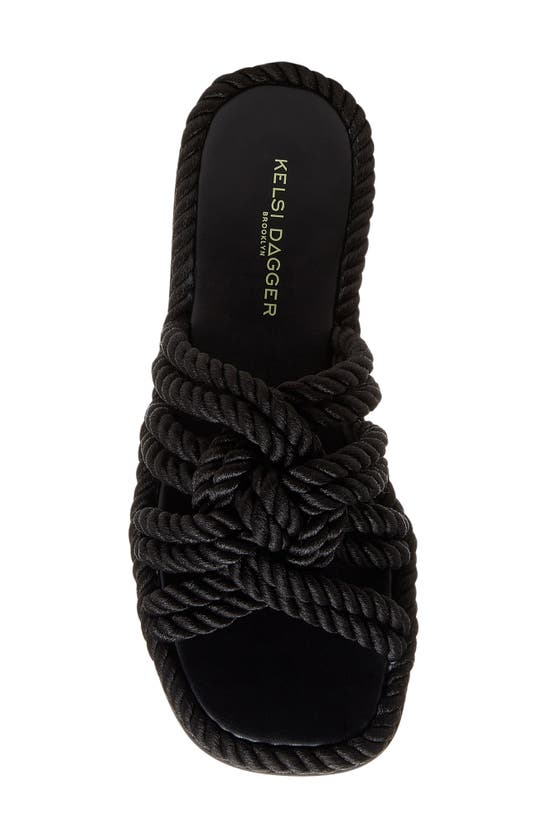 Shop Kelsi Dagger Brooklyn Beachy Slide Sandal In Black