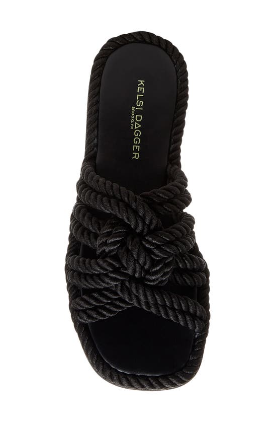 Kelsi Dagger Brooklyn Beachy Slide Sandal In Black