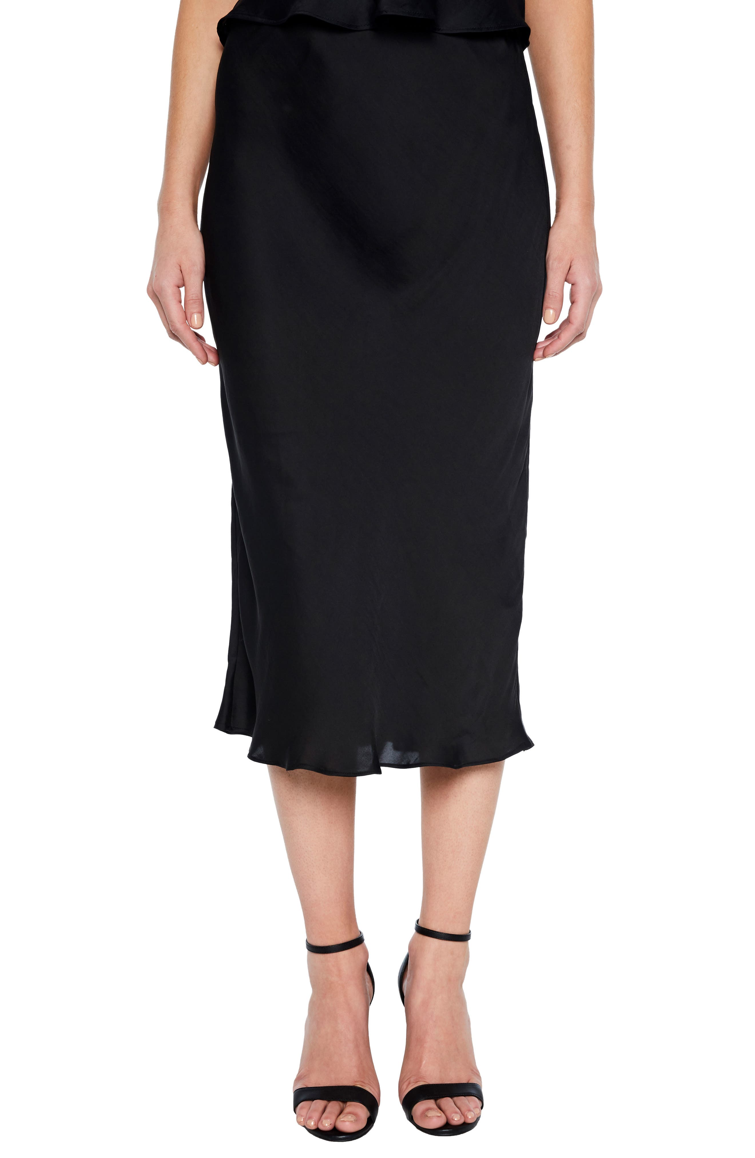 bardot mayah midi skirt