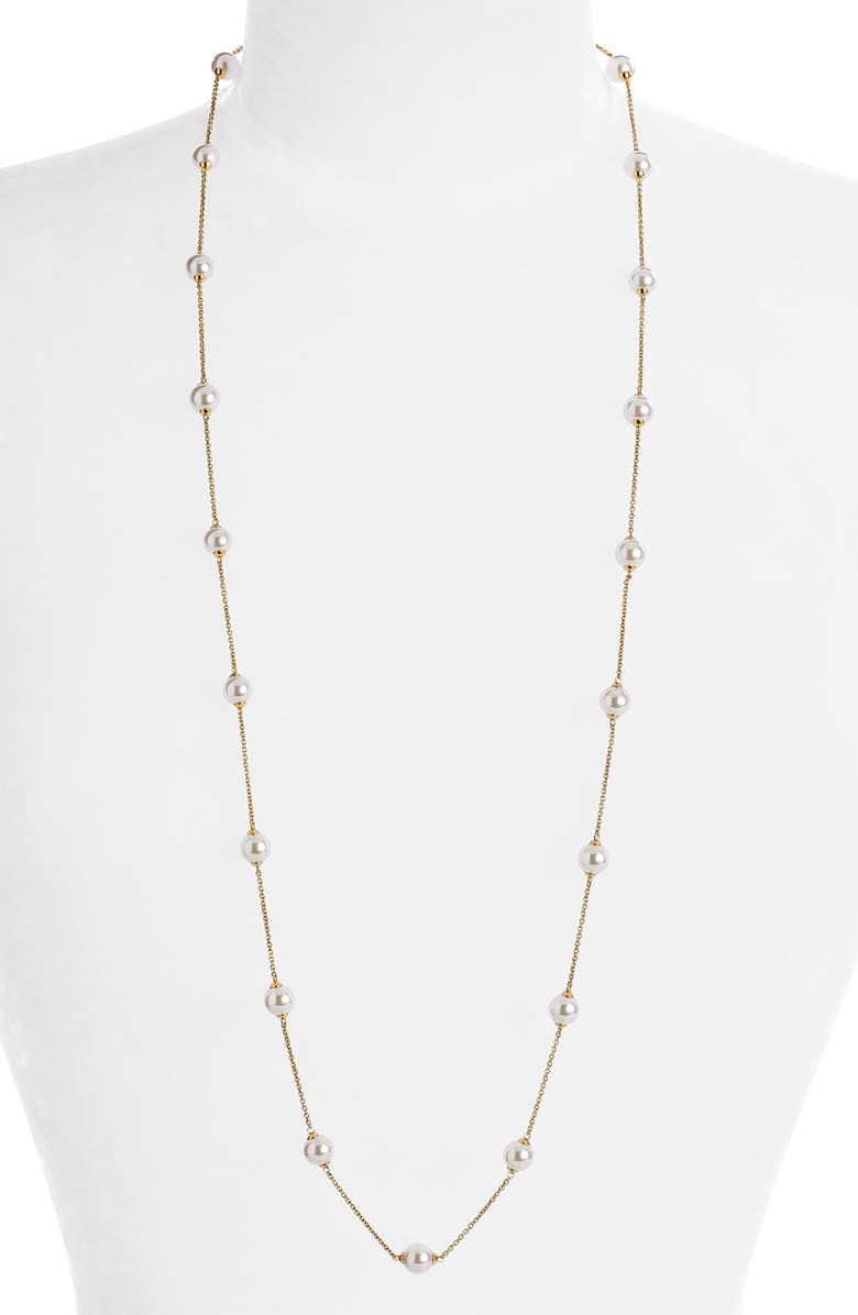 Majorica 8mm Long Illusion Pearl Necklace | Nordstrom