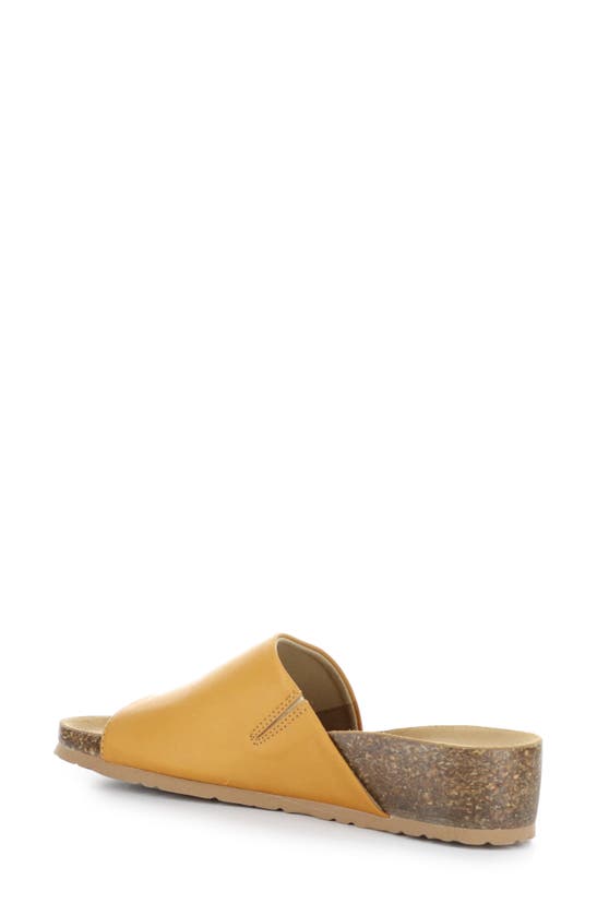 Shop Bos. & Co. Lux Slide Sandal In Mimosa Nappa