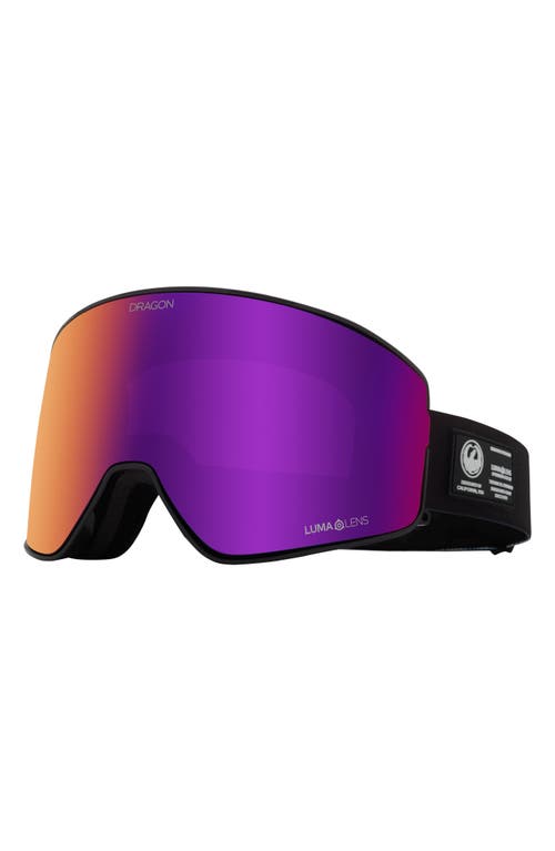 Dragon Pxv2 62mm Snow Goggles With Bonus Lens In Blackpearl/purple