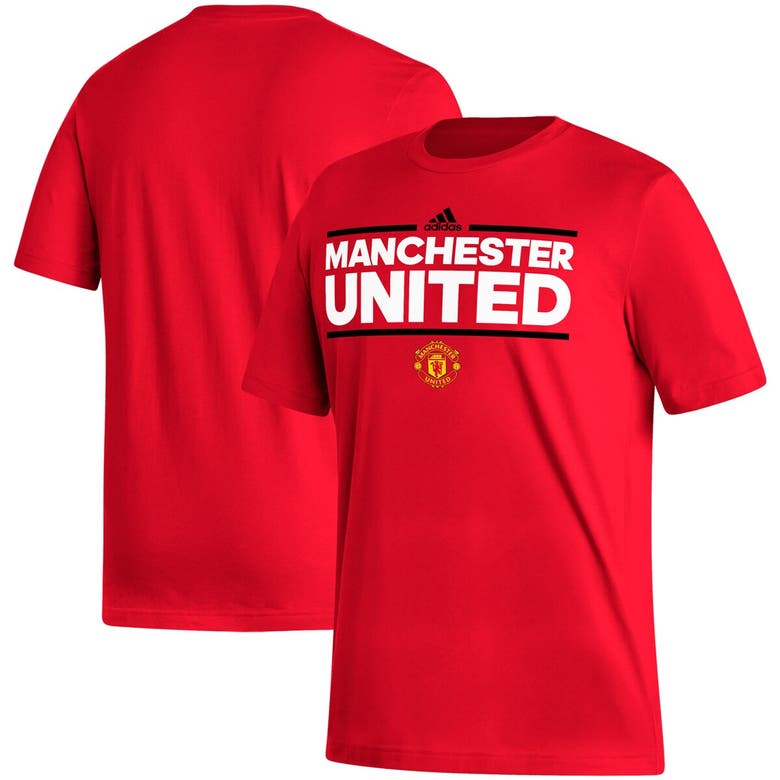 Shop Adidas Originals Adidas Red Manchester United Dassler T-shirt