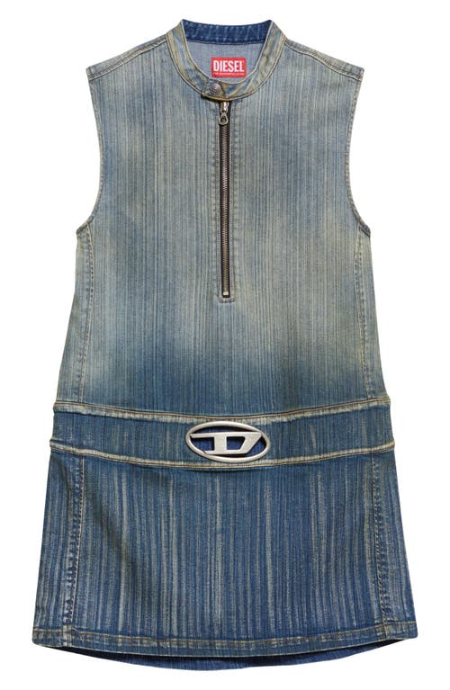 Shop Diesel ® De-dame Sleeveless Denim Minidress