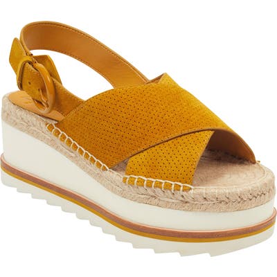 Marc Fisher Ltd Gellyn Slingback Sandal, Yellow