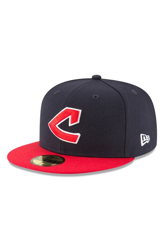 Men's Nike Red Cleveland Indians Road Cooperstown Collection Team