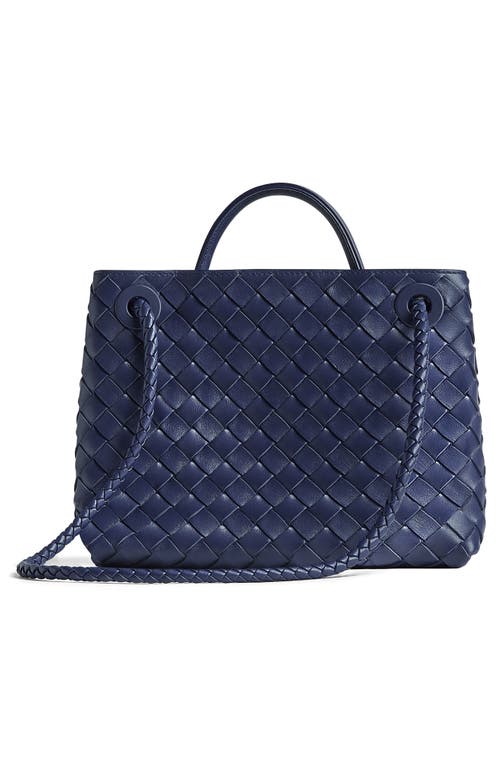 Bottega Veneta Small Andiamo Shoulder Bag In Duke/brass