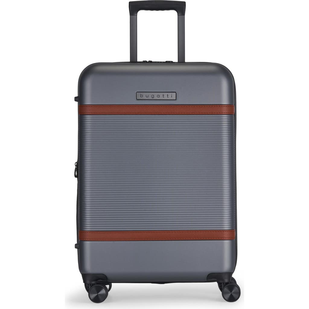 Bugatti Wellington Hardside Medium Luggage With Tsa Lock In Pewter