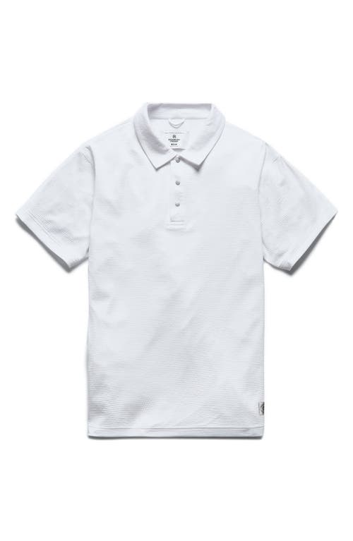 Reigning Champ Solotex® Mesh Tiebreak Polo In White