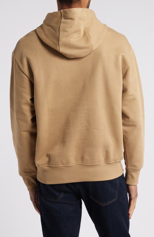 Shop Hugo Boss Boss C-sullivan Logo Hoodie In Open Beige